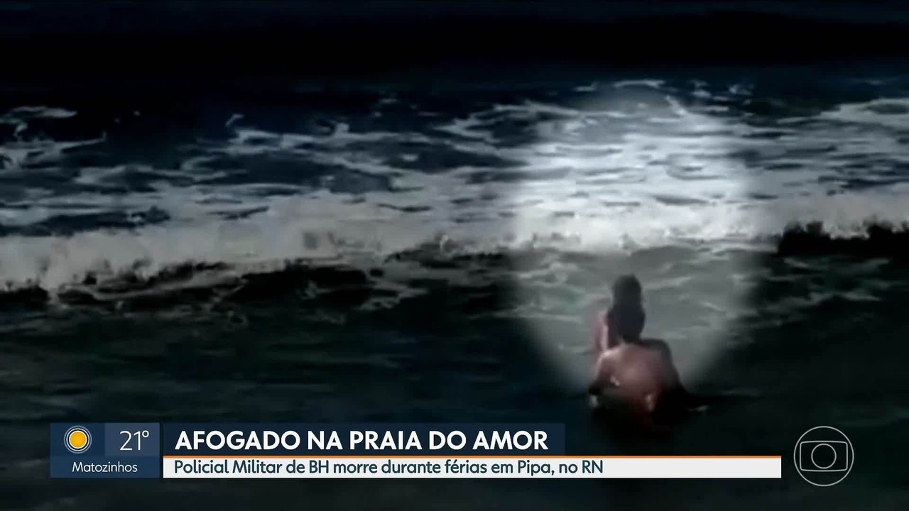 Corpo de PM mineiro que morreu afogado em Pipa chega a BH; velório será no domingo em Sabará