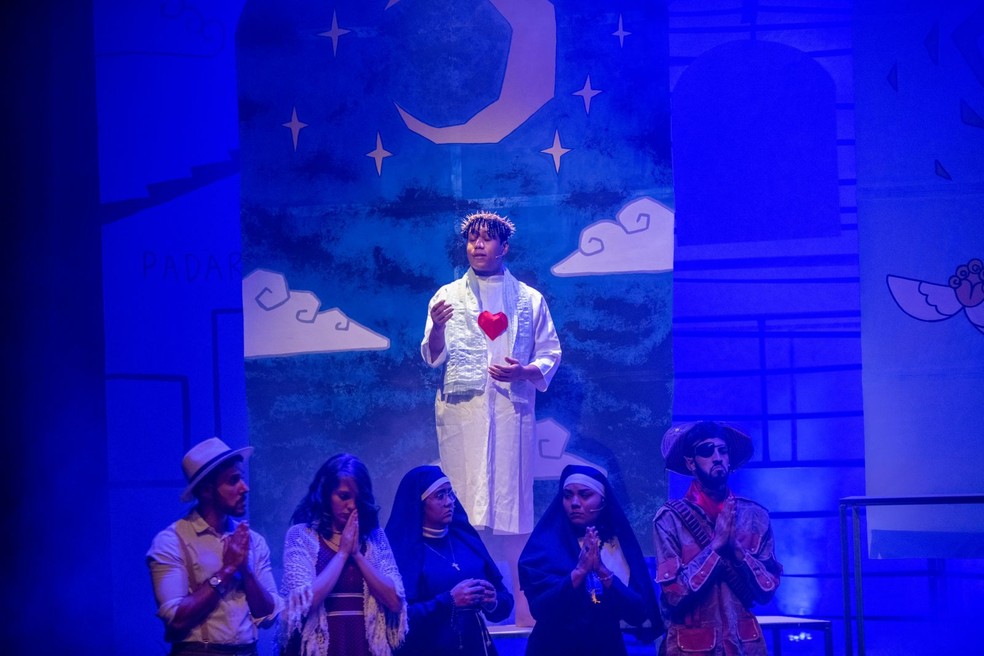 Encenação do 'Auto da Compadecida' pelo grupo Ribalta em SE — Foto: Ribalta