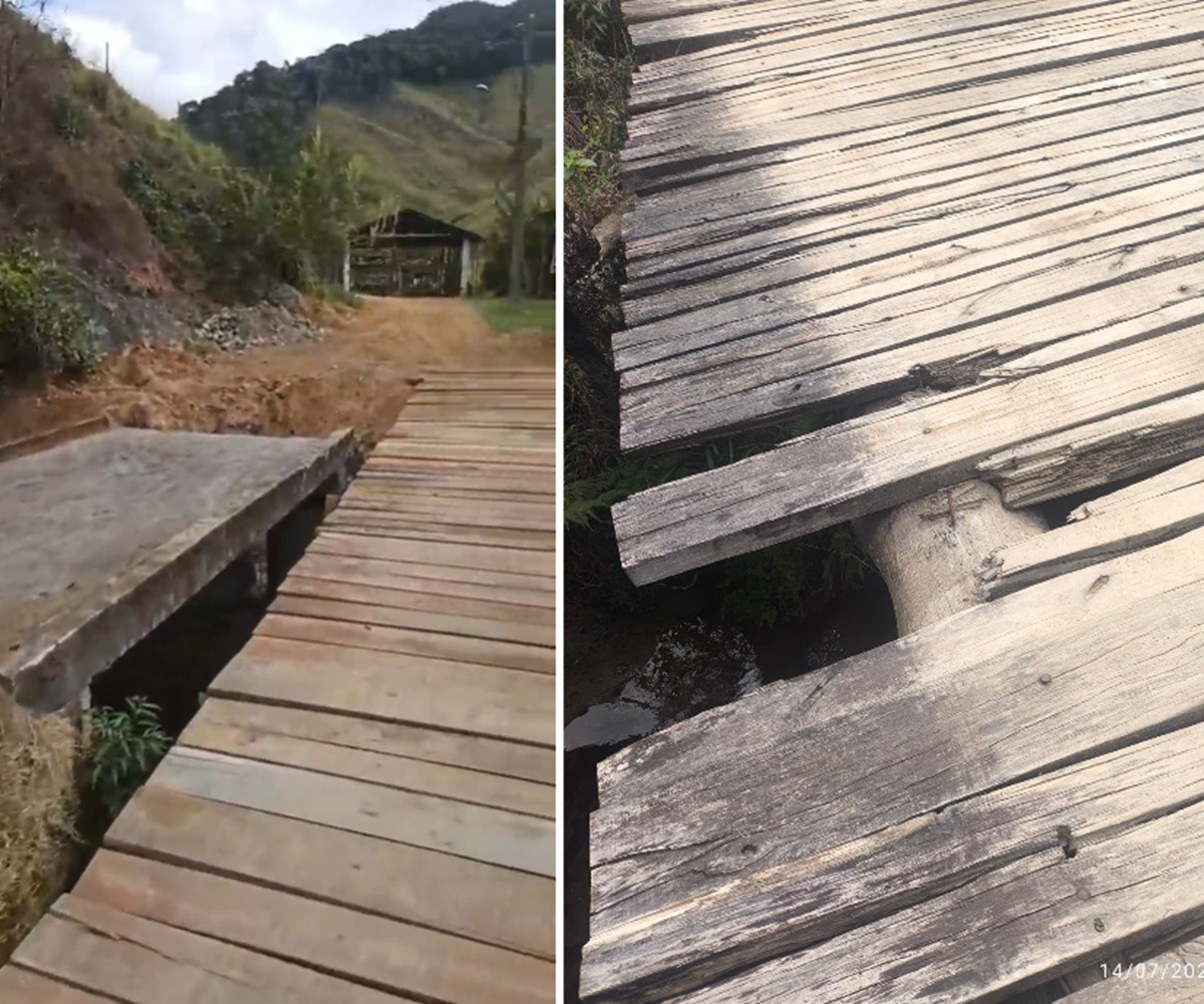 Moradores de Lumiar cobram continuidade em obra de ponte em Nova Friburgo