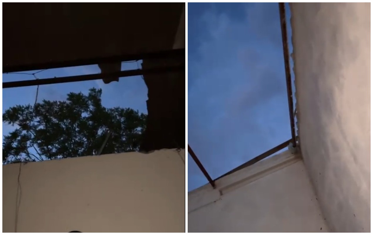 Chuva com rajada de ventos deixa 4 pessoas desalojadas após destelhamentos em fazenda de Marabá Paulista