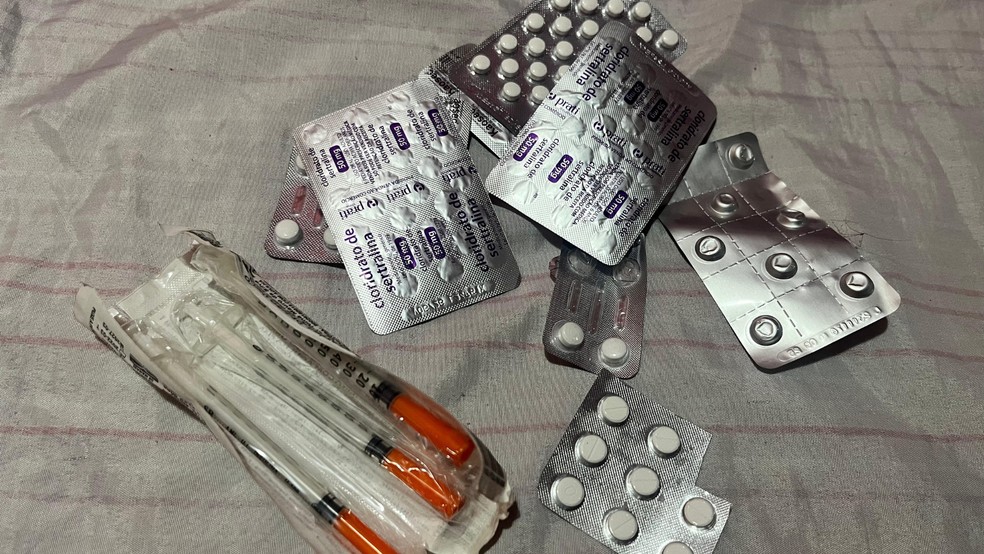 Medicamentos encontrados e apreendidos durante a operação. — Foto: PC PA