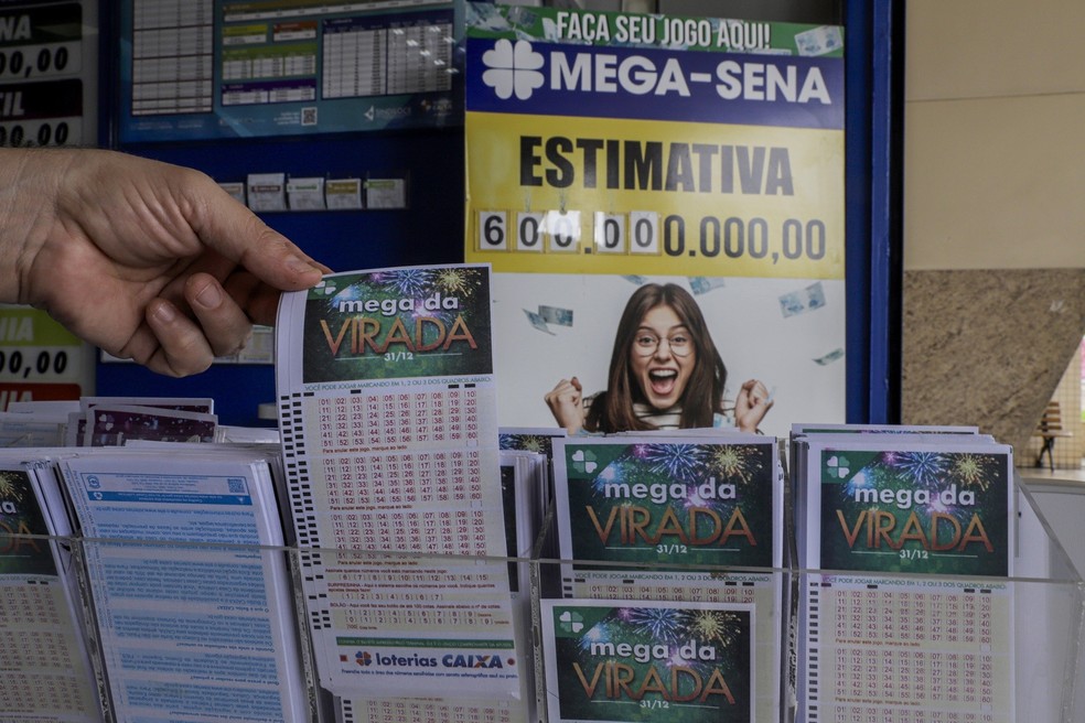 Neste ano, aposta mínima na Mega da Virada está em R$ 5. — Foto: Joédson Alves/Agência Brasil via BBC