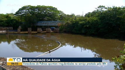 Vereadores apontam irregularidade no serviço prestado pela BRK em Palmas