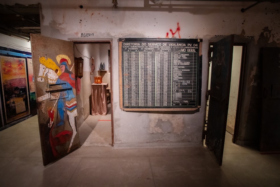 Espaço Memória Carandiru em São Paulo — Foto: Celso Tavares/g1