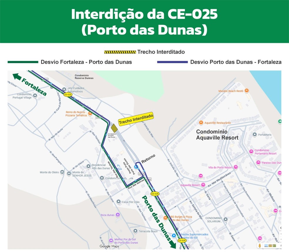 Trecho onde cratera abriu é opção mais demorada — Foto: Divulgação/ SOP