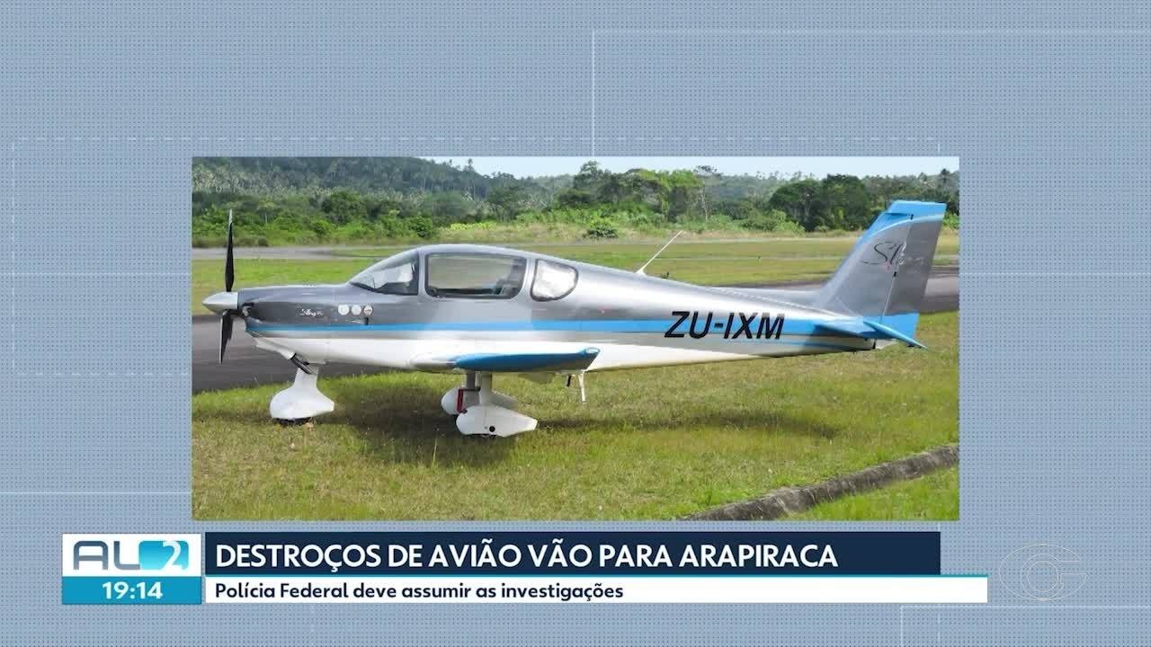 Avião com 195 kg de cocaína cai em AL; PF suspeita de tráfico internacional de drogas e assume investigação 