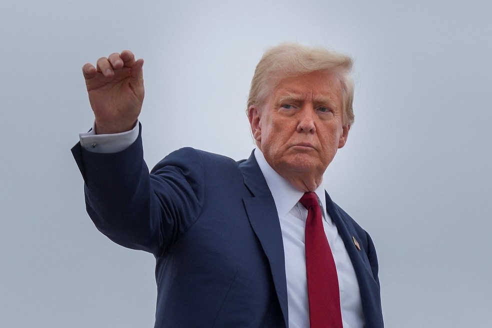 O presidente dos Estados Unidos, Donald Trump &mdash; Foto: REUTERS/Ken Cedeno