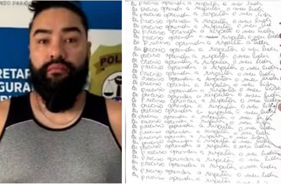 Pastor do MA é preso; entre castigos aplicados, em um deles os fiéis eram obrigados a escrever que respeitariam 'o meu líder' — Foto: Arte/g1