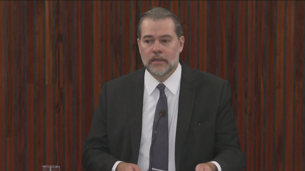 O ministro Dias Toffoli, do STF — Foto: Reprodução/TV Globo