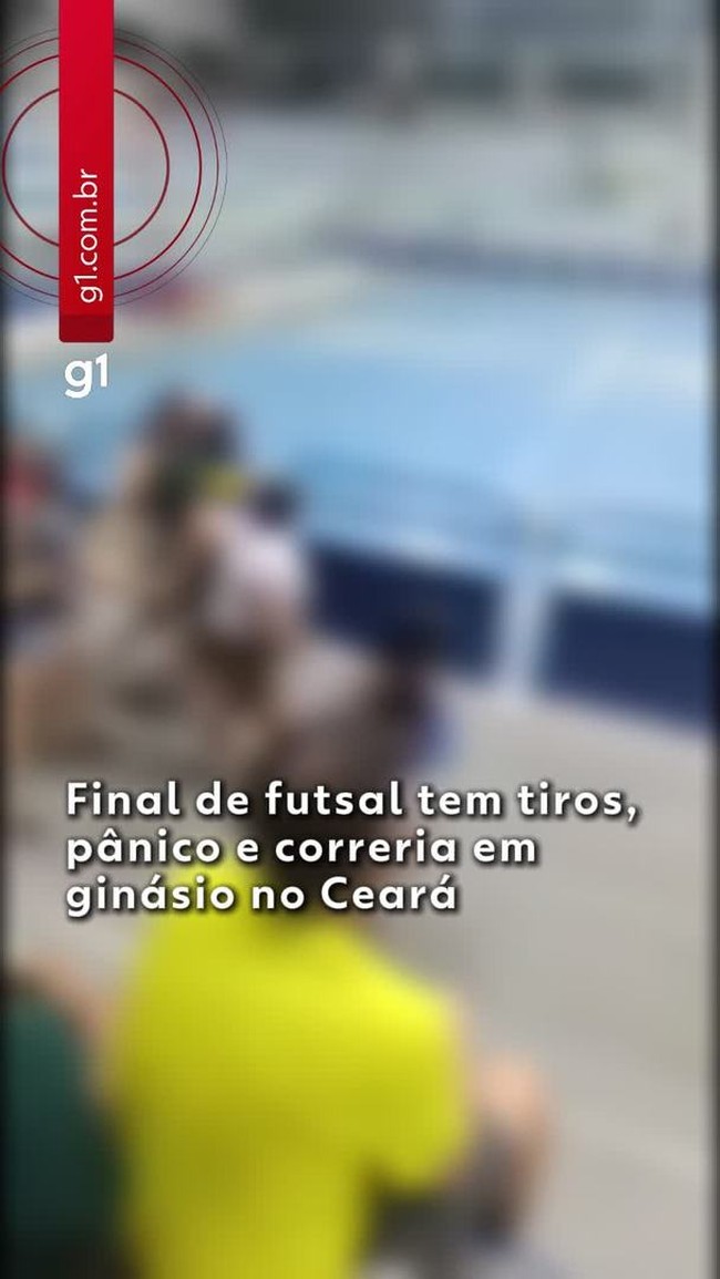 Briga em jogo de futsal gera pânico e correria em ginásio no interior do Ceará