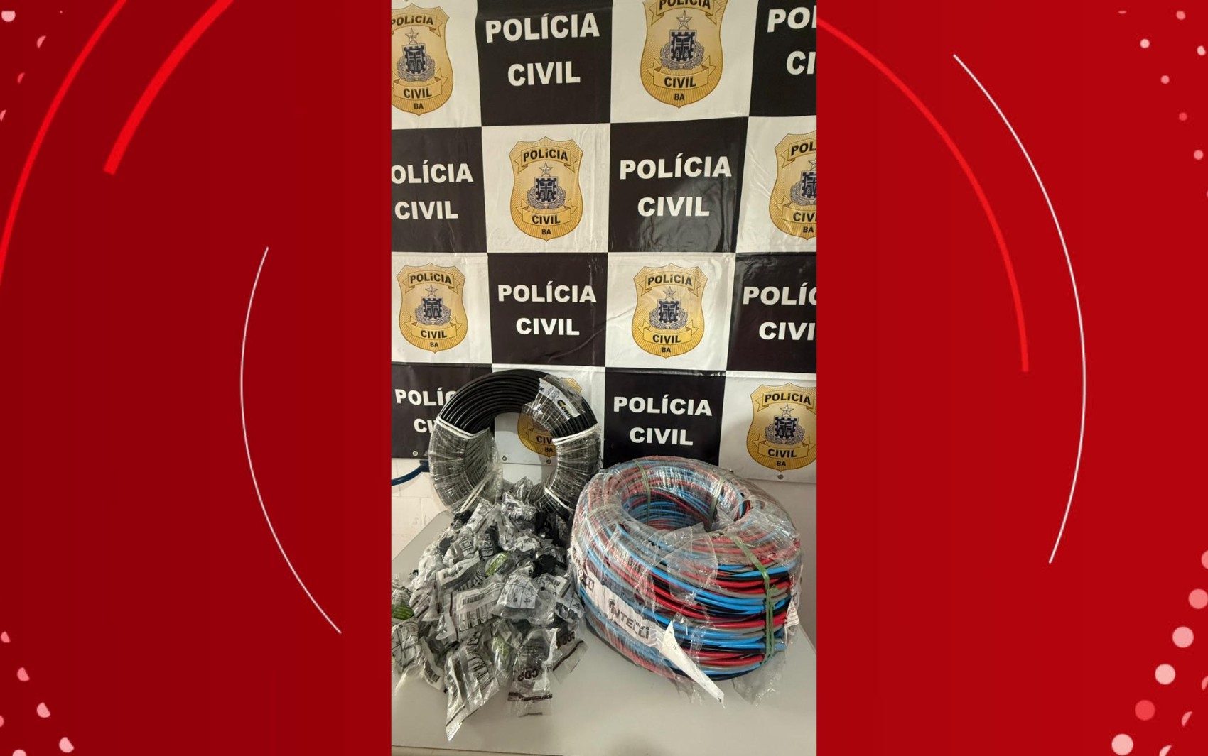 Suspeito de comercializar materiais furtados da Coelba nas redes sociais é preso na Bahia