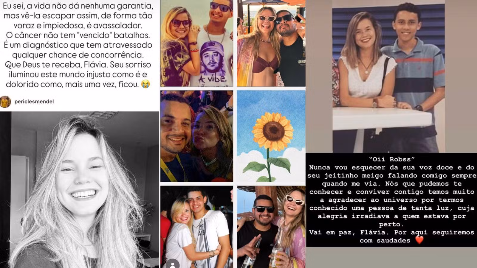 Amigos prestam homenagens à jornalista Flávia Bacelar, morta aos 31 anos: 'te amarei eternamente'