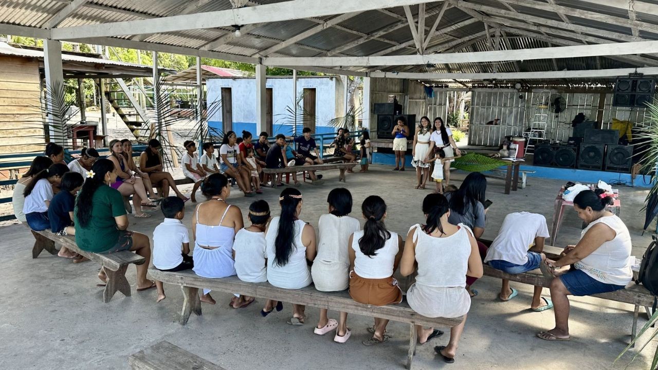 Projeto reúne mulheres indígenas em imersão cultural na Comunidade Três Unidos, no AM