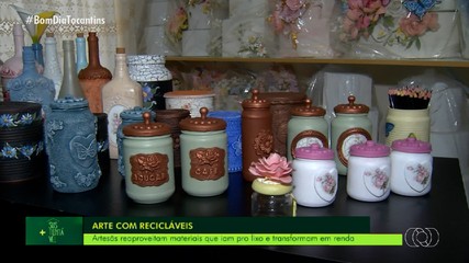 Mais Sustentável: artesãs transformam materiais reciclados em renda