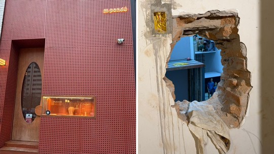 Criminosos abrem buracos e furtam R$ 5 milhões em joias de loja em SP