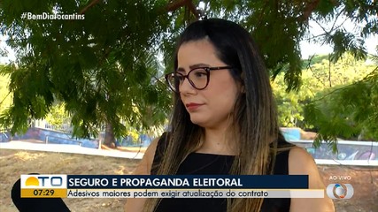 Adesivo de campanha eleitoral no carro pode impactar seguros