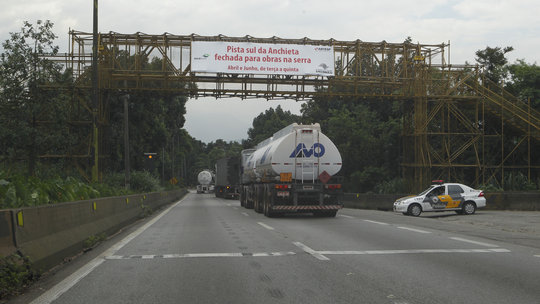 Via Anchieta terá bloqueios para obras em finais de semana de junho - Foto: (Arquivo AT)