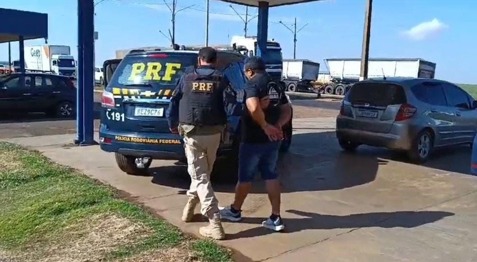 Suspeito de chacina no Ceará é preso no Mato Grosso do Sul. — Foto: Divulgação