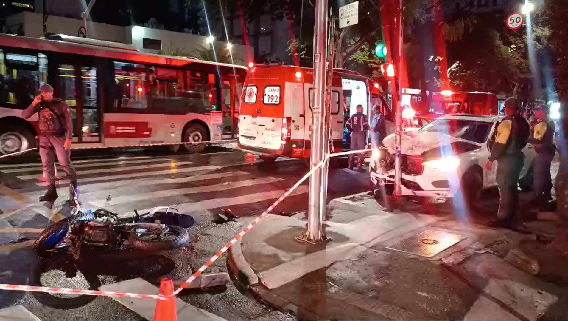 PM morre após ser atropelado por motorista bêbado que dirigia na contramão em SP
