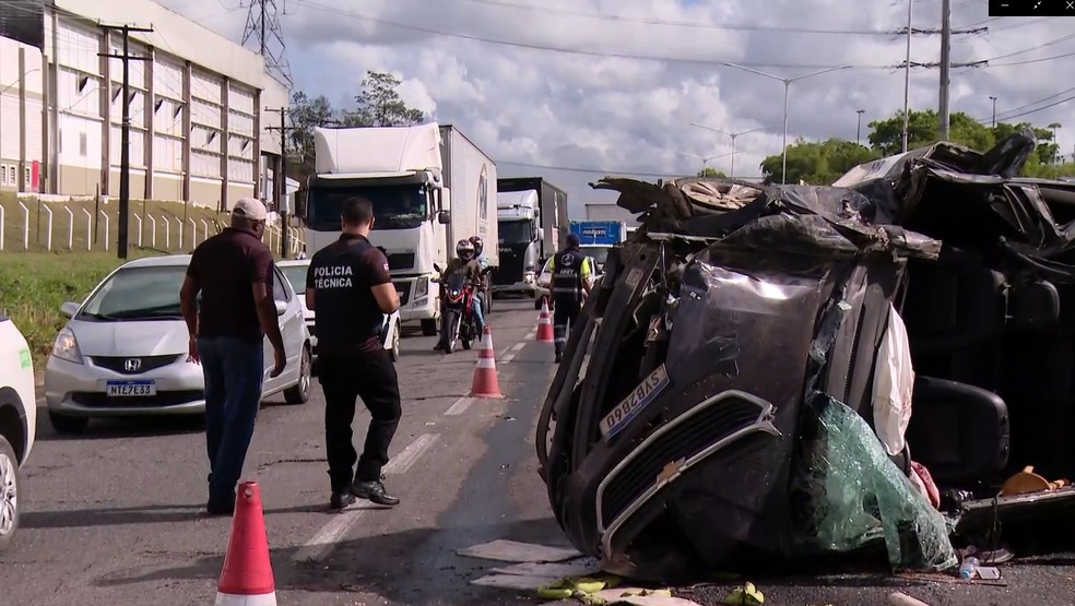 Veículo saiu de Itabela, no interior da Bahia. — Foto: TV Bahia