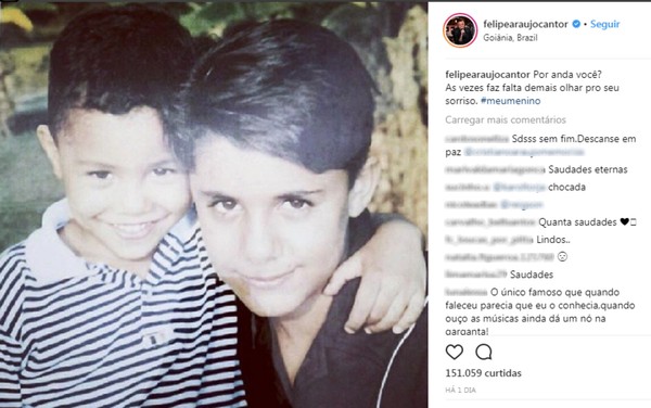 MidiaNews  Irmão de Cristiano Araújo luta para aceitar morte precoce do  cantor há quase dois anos