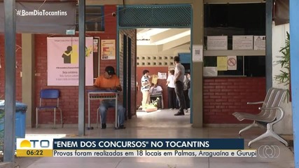 Provas do Concurso Nacional Unificado são aplicadas em três cidades do Tocantins