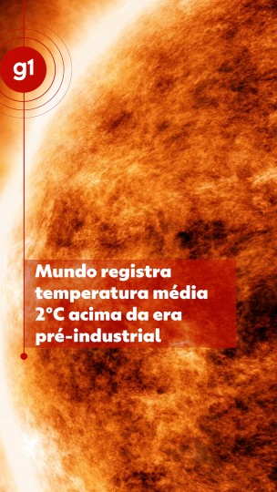 Pela 1ª vez, mundo registra um dia com tempera...