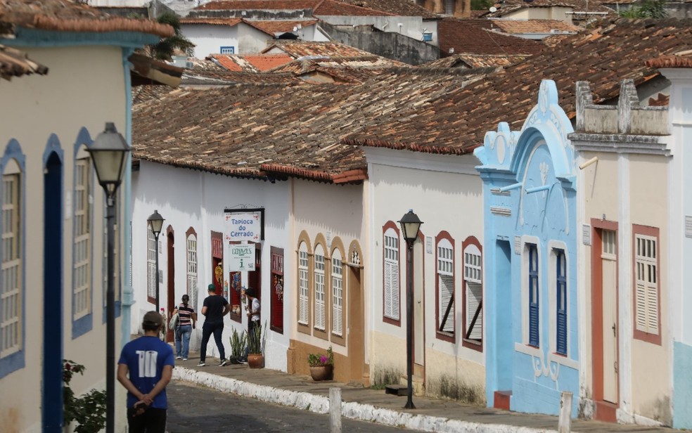 Rua da cidade de Gois, em Gois  Foto: Diomcio Gomes/O Popular