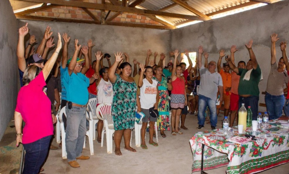 Membros da comunidade quilombola em Rondônia.  — Foto: Incra/Divulgação