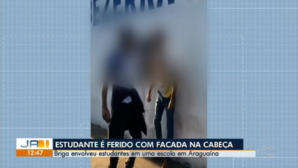 Estudante tem cabeça ferida com facada durante briga em escola de Araguaína
