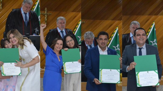 Após retotalização dos votos, quatro novos deputados federais são diplomados pelo TRE no Amapá - André Abdon (PP), Aline Gurgel (Republicanos), Marcivânia Flexa (FE Brasil) e Paulo Lemos (Federação PSOL-REDE) foram diplomados na tarde desta terça-feira (10). Cerimônia atende determinação do Tribunal Superior Eleitoral (TSE), referente à eleição de 2022.