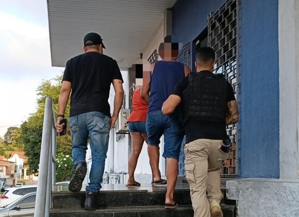Casal foi preso em São Luís por equipe da Polícia Civil — Foto: Divulgação/Polícia Civil