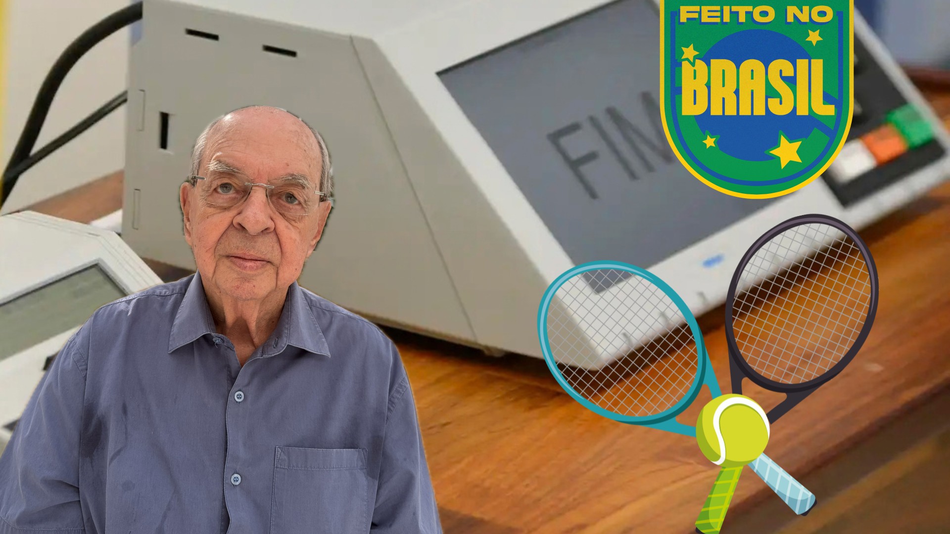 Urna eletrônica é 100% 'tupiniquim' e foi pensada durante jogo de tênis; g1 ouviu criador do conceito