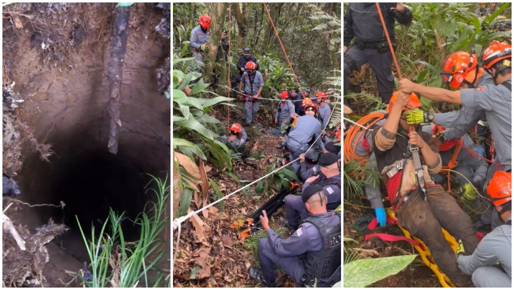 Após cair em poço de 25 metros em parque em SP e ficar 4 dias sumido, jovem pede indenização de R$ 500 mil