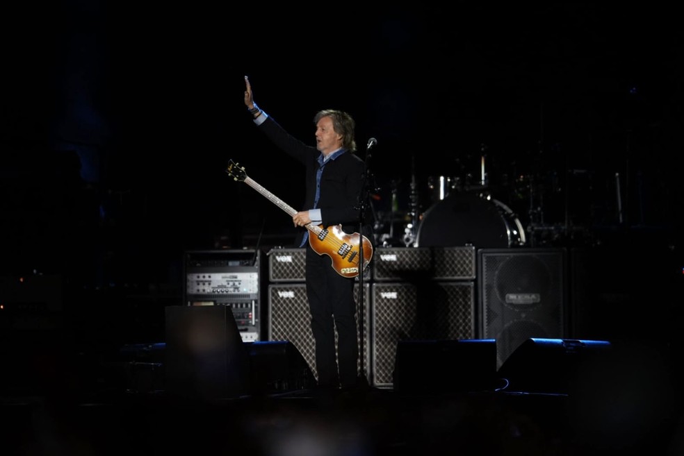 Paul McCartney em Florianópolis — Foto: Lucas Amorelli/ NSC