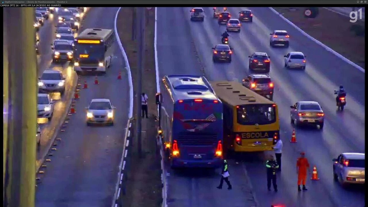 G1 - Após protestos, DFTrans suspende cooperativa de ônibus em Brazlândia -  notícias em Distrito Federal