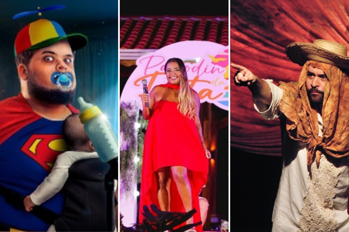 Stand-up com Victor Ahmar, Pagodin da Rita, samba rock e teatro; g1 reúne atrações para o fim de semana 