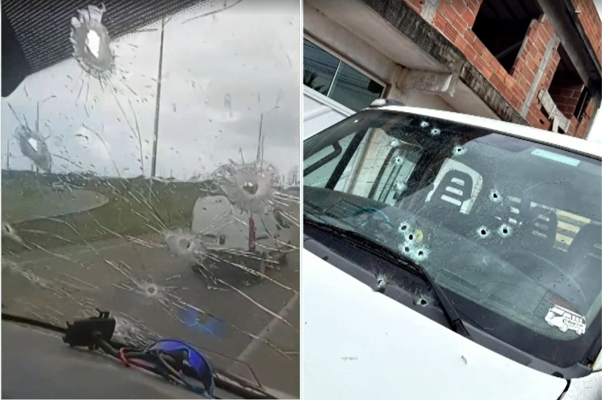 Técnicos são atacados durante serviço em Macaé e caminhão é alvo de tiros
