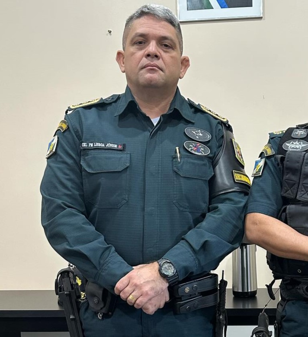 Coronel Francisco Lisboa, subcomandante-geral da Polícia Militar de Roraima — Foto: Reprodução/Instagram