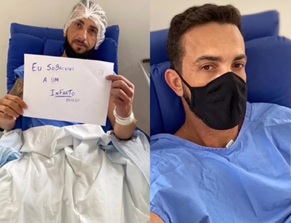 3 de 4
Em setembro de 2022, o personal trainer já havia enfrentado outro episódio de infarto — Foto: Instagram/Reprodução