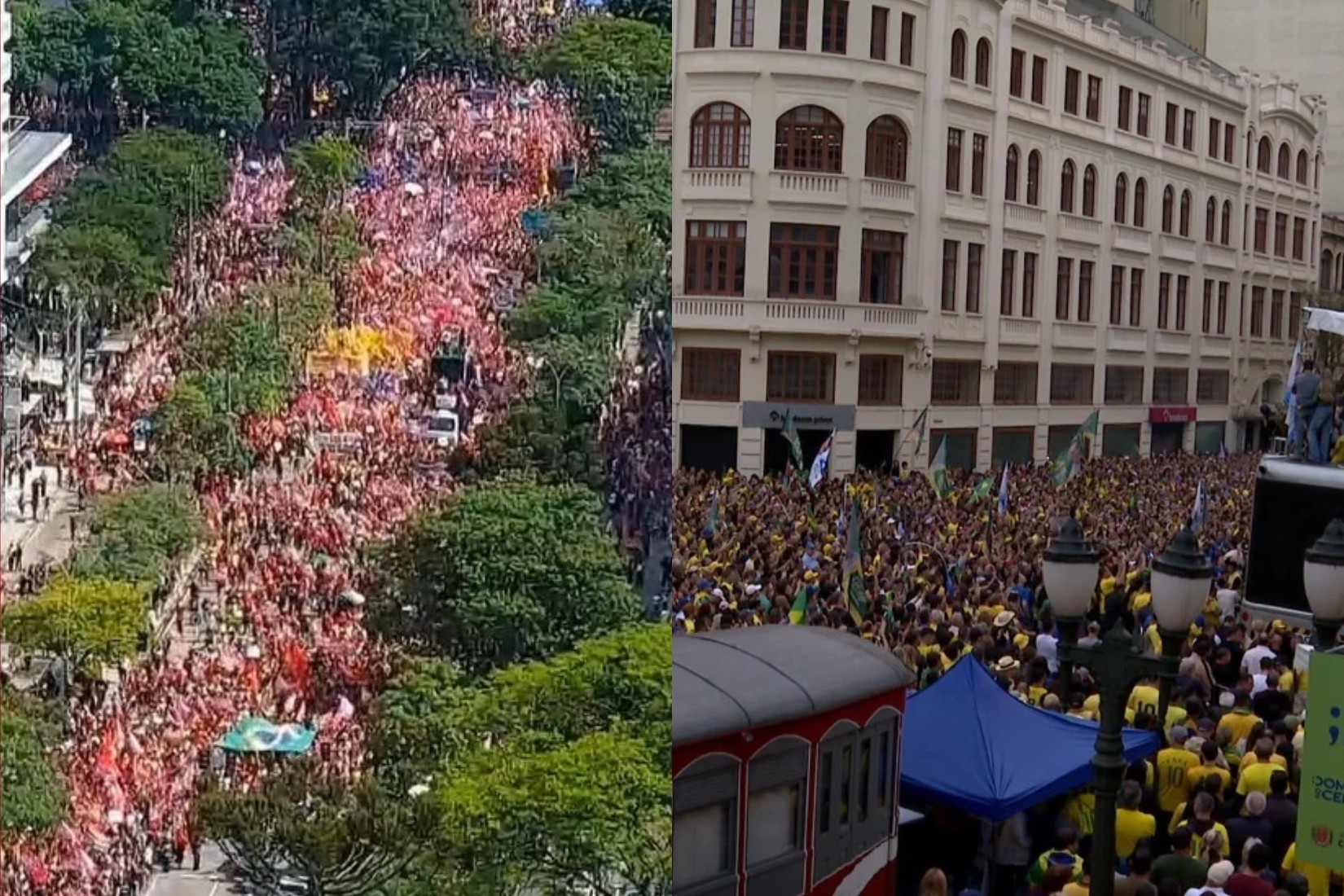 Curitiba Registra Atos Políticos de Apoiadores de Lula e Flávio Bolsonaro