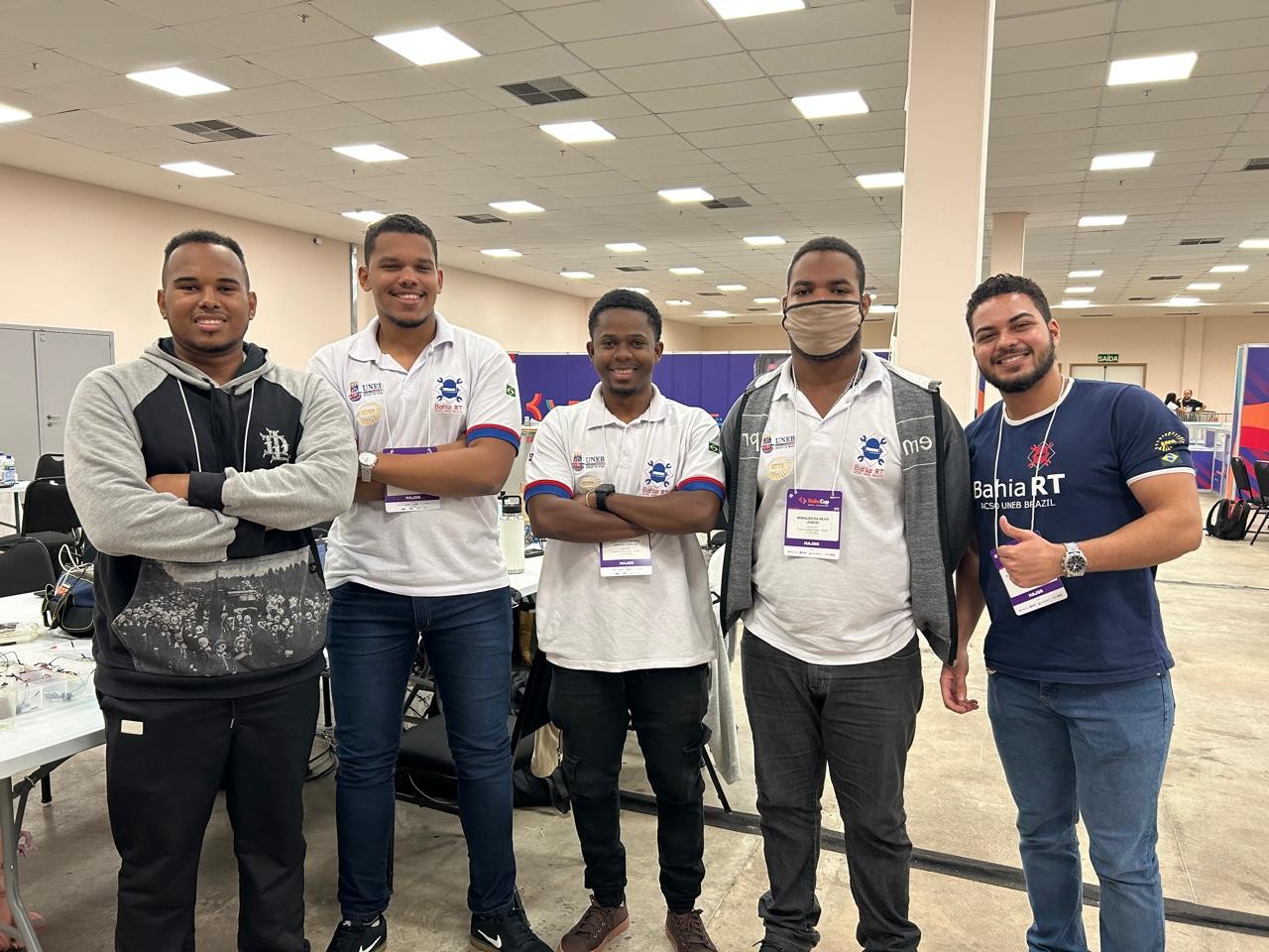 Seis equipes baianas disputam no evento, entre elas a Bahia RT de drones autônomos — Foto: Mateus Xavier/g1 BA