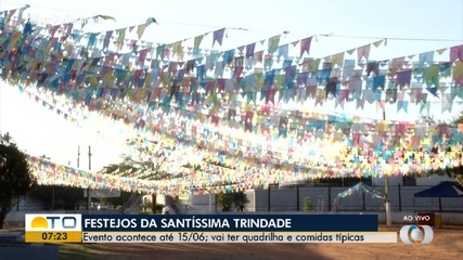 Festejo da Santíssima Trindade segue até 15 de junho com programação diversificada