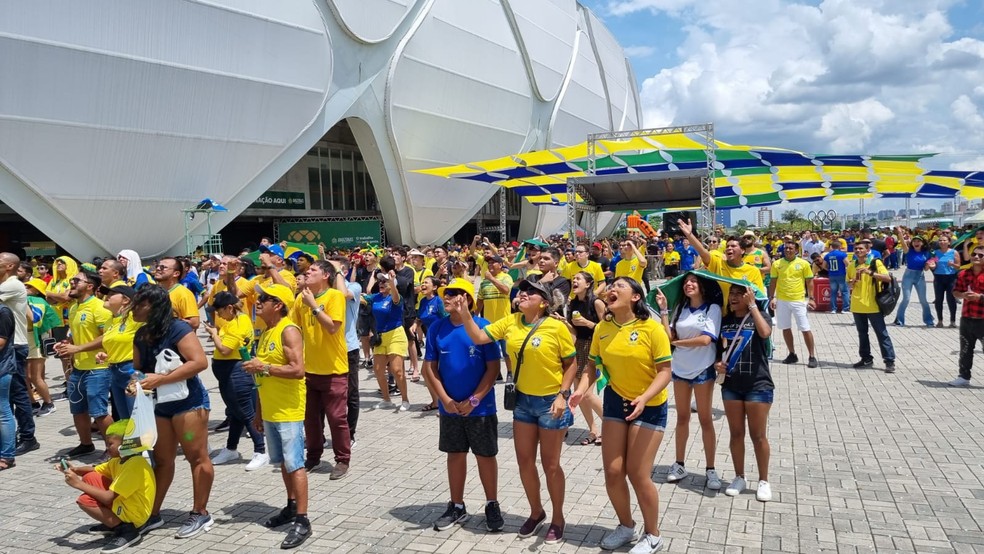 Jogo do Brasil terá telão na Praça Raul Leme nesta sexta-feira (09