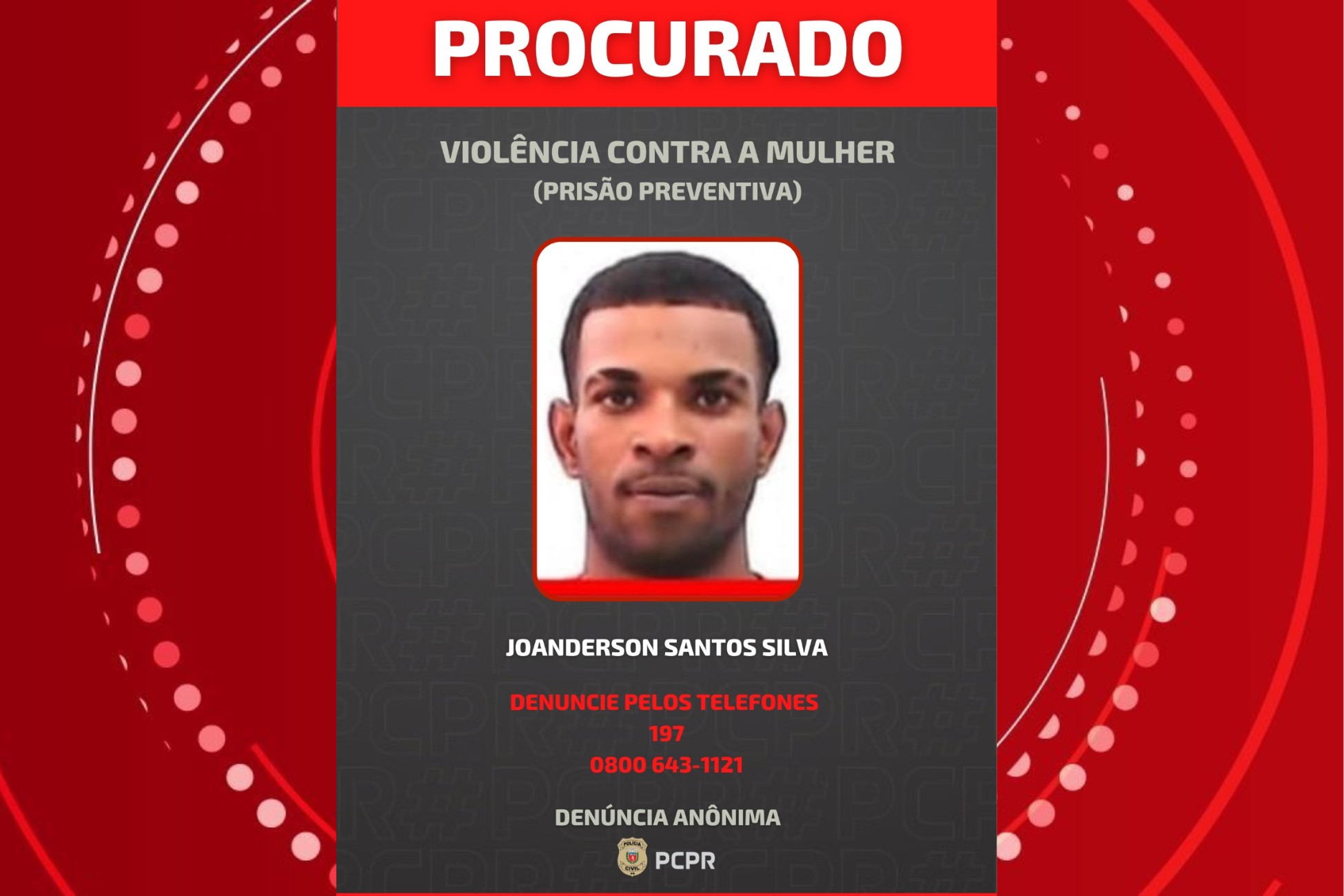 Suspeito de matar mulher em Curitiba estava foragido por violência doméstica havia três meses