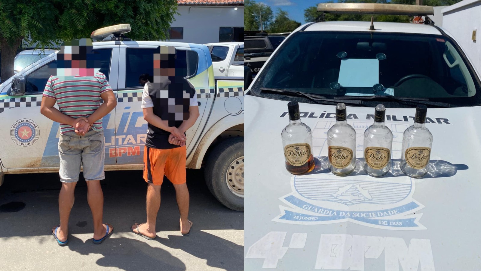 Pai é preso suspeito de embriagar filho de 15 anos no PI; adolescente exibiu bebidas nas redes sociais 