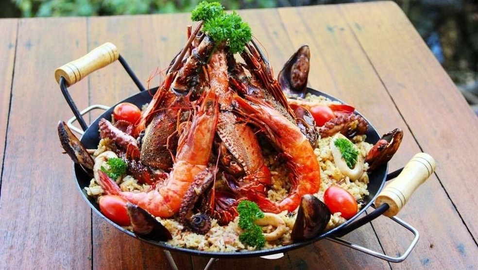 17ª edição do festival Manguinhos Gourmet acontece na Serra, Espírito Santo. Na foto, prato 'Fartura', do restaurante Recanto das Estrelas. — Foto: Divulgação