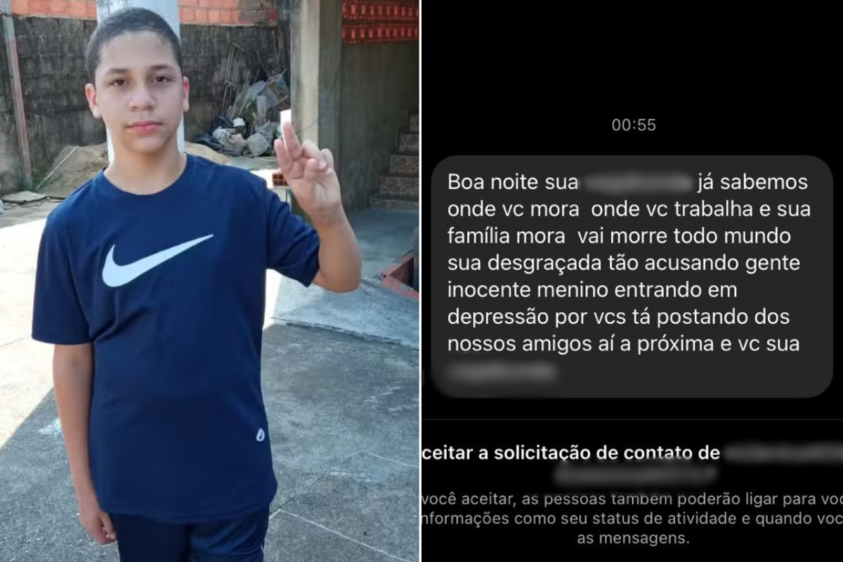 Família de Carlinhos, aluno que morreu  após ser agredido em escola, é alvo de ameaças: 'sem controle'; VÍDEO