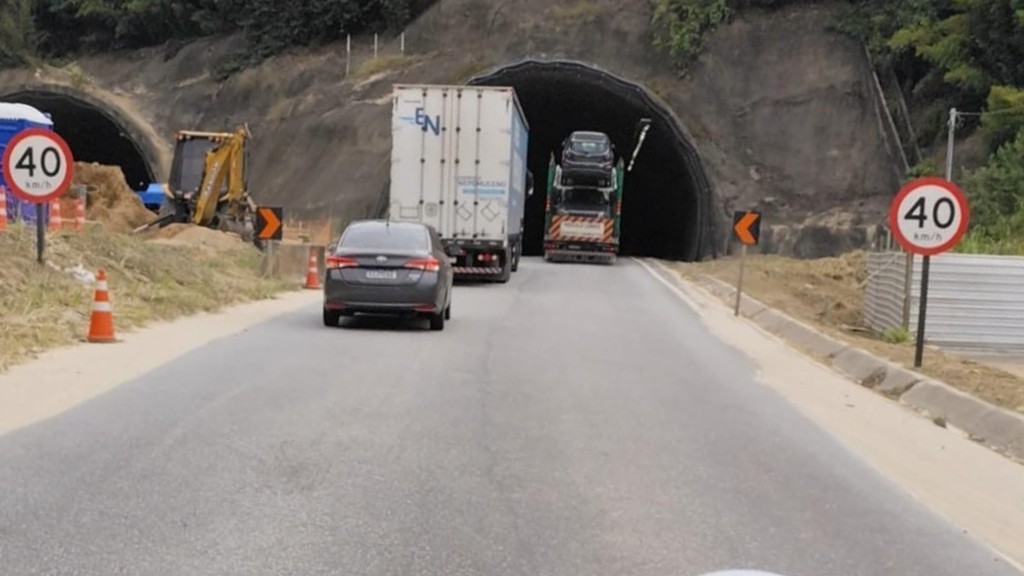 Interdições em túneis da BR-381 estão previstas para esta quinta (12) e sexta-feira (13)