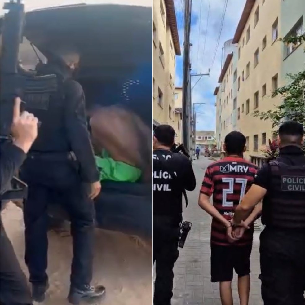 Presos em operação da Polícia Civil no RN — Foto: Divulgação/Polícia Civil